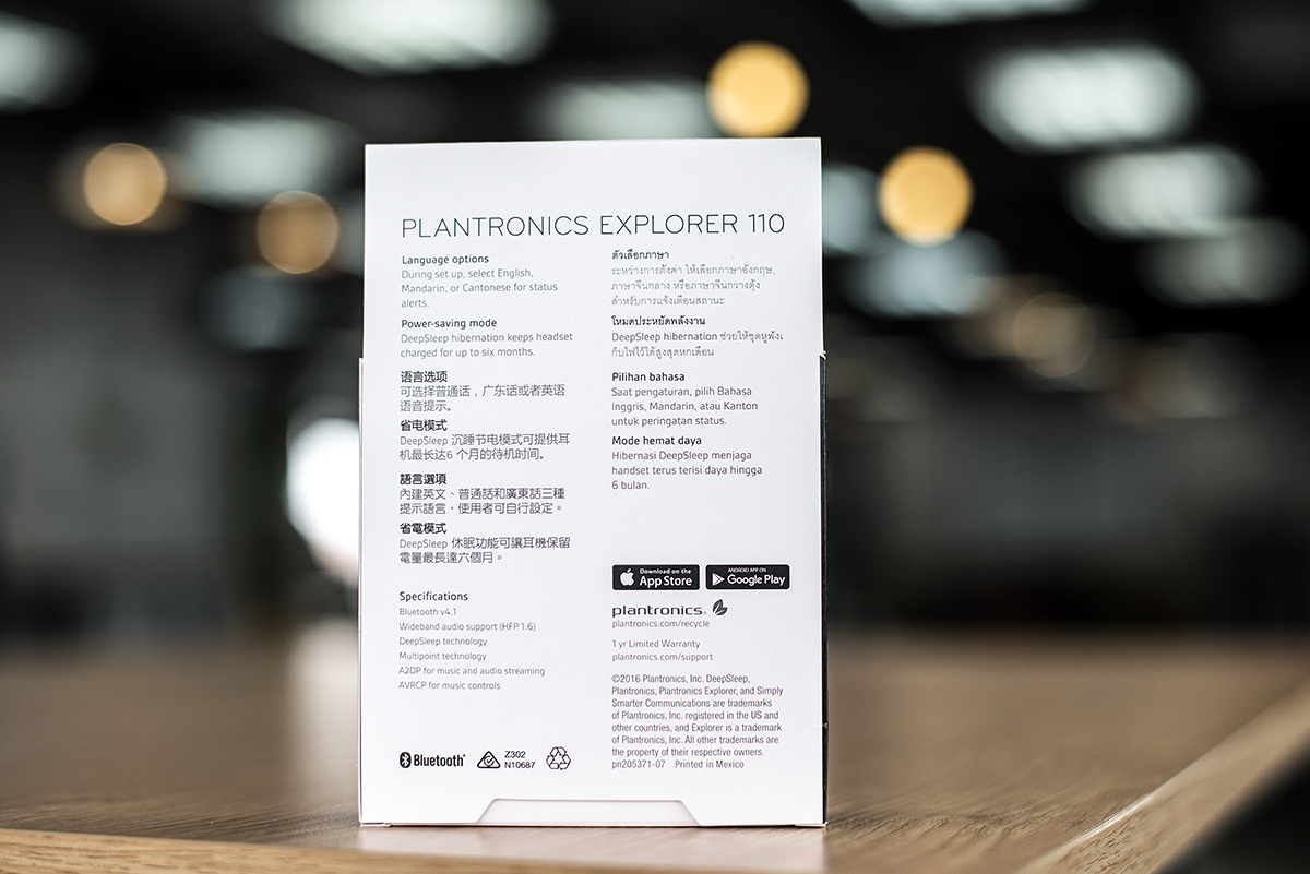 Tai nghe Bluetooth Plantronics Explorer 110