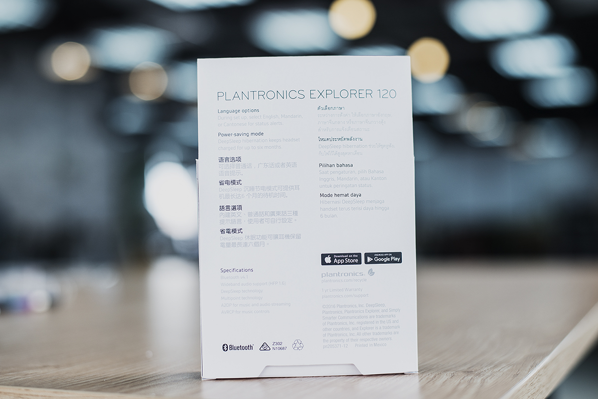 Tai nghe Bluetooth Plantronics Explorer 120