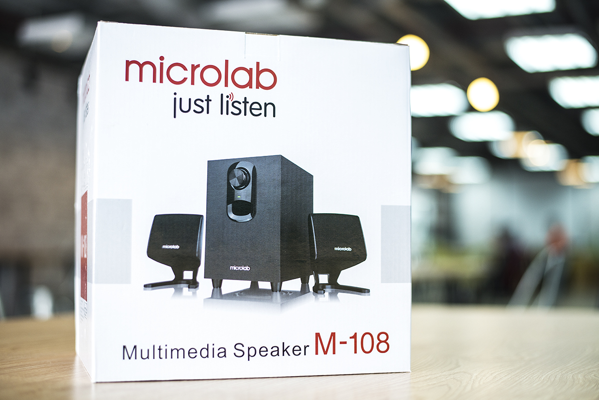 Loa Vi Tính Microlab M-108 2.1 (11W) - Hàng Chính Hãng