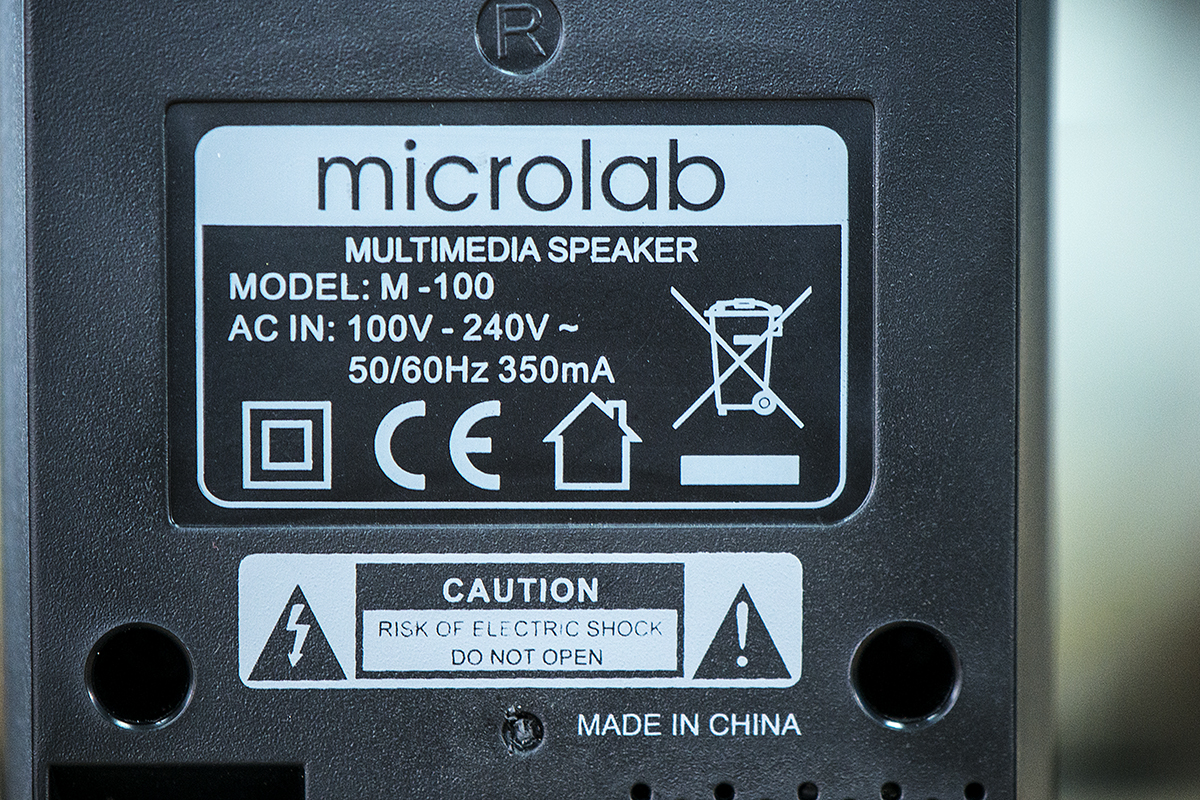 Loa Vi Tính Microlab M-100 2.1 10W - Hàng Chính Hãng