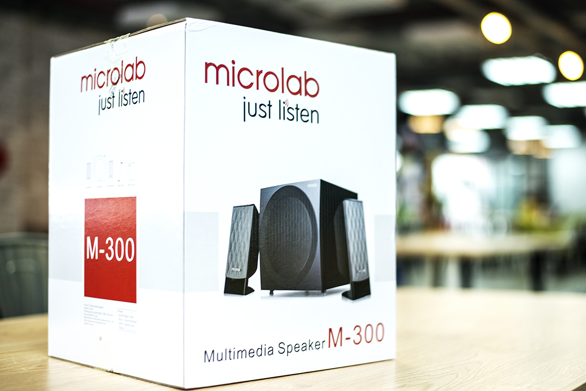 Loa Vi Tính Microlab M-300 2.1 (38W) - Hàng Chính Hãng