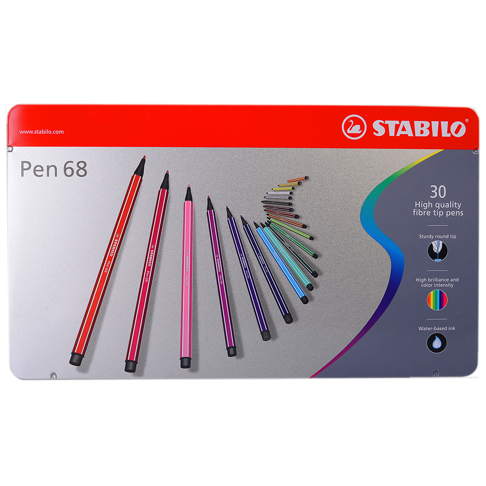 Bút Lông Màu Stabilo Pen-68 30 Màu PN6830M