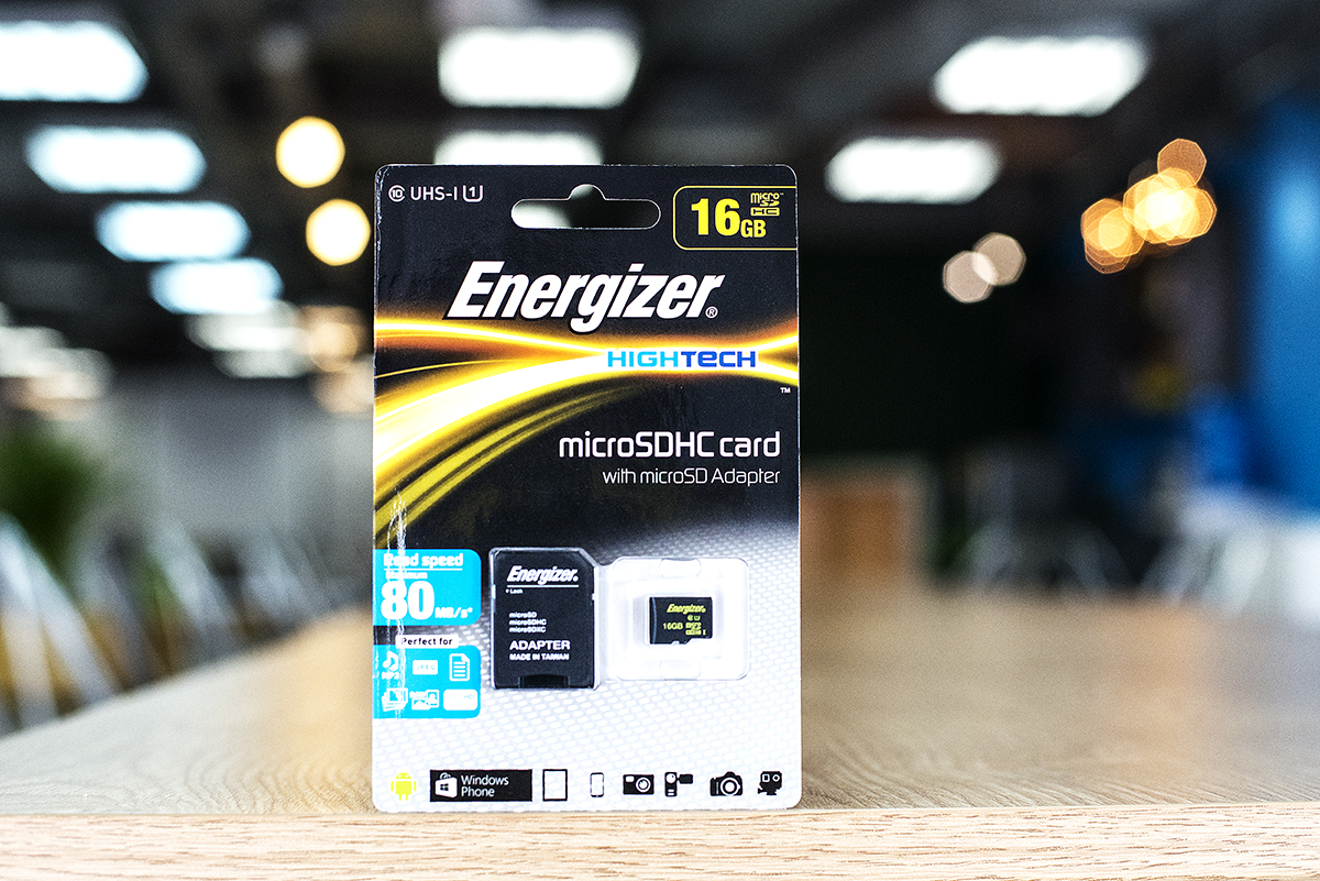 Thẻ Nhớ Energizer 16GB Micro SDHC Class 10 Up To 80mb/s (Kèm Adapter) FMDABH016A - Hàng Chính Hãng