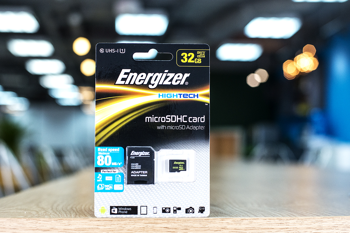 Thẻ Nhớ Energizer 32GB Micro SDHC Class 10 Up To 80mb/s (Kèm Adapter) FMDAAH032A - Hàng Chính Hãng