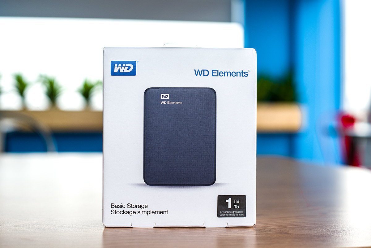 Ổ Cứng Di Động WD Elements 1TB 2.5 USB 3.0 - WDBUZG0010BBK - Hàng Chính Hãng