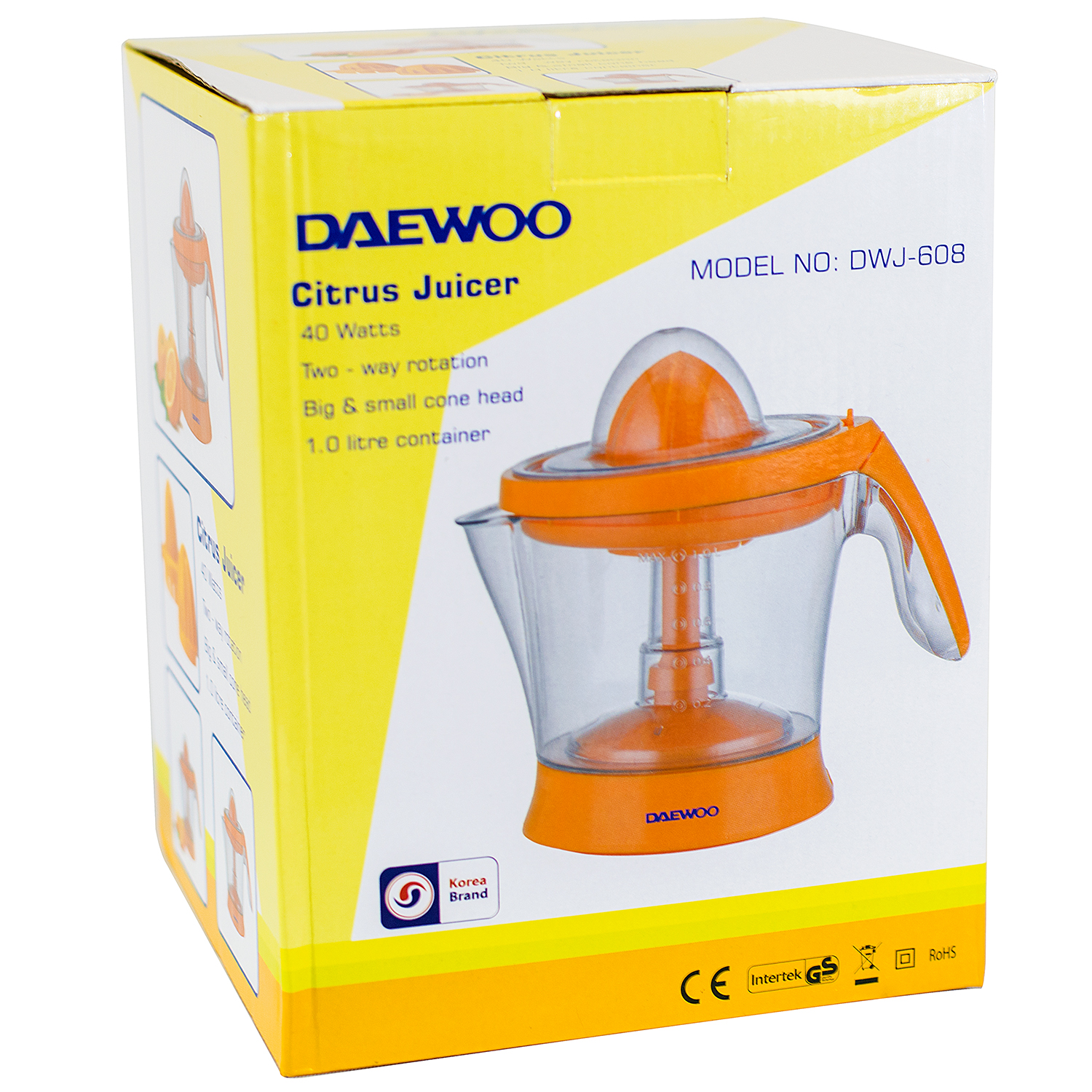 Máy Vắt Cam DAEWOO DWJ-608 - Cam - Hàng chính hãng