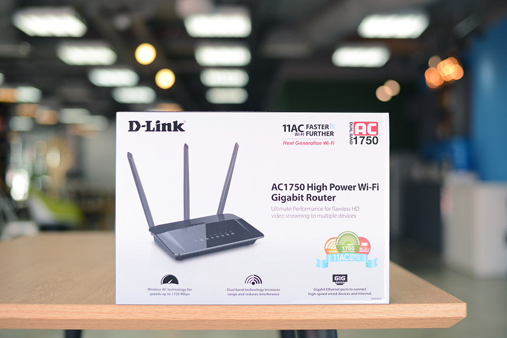 D-Link DIR-859 - Thiết Bị Phát Sóng Wifi Băng Tầng Kép AC1750 - Hàng Chính Hãng