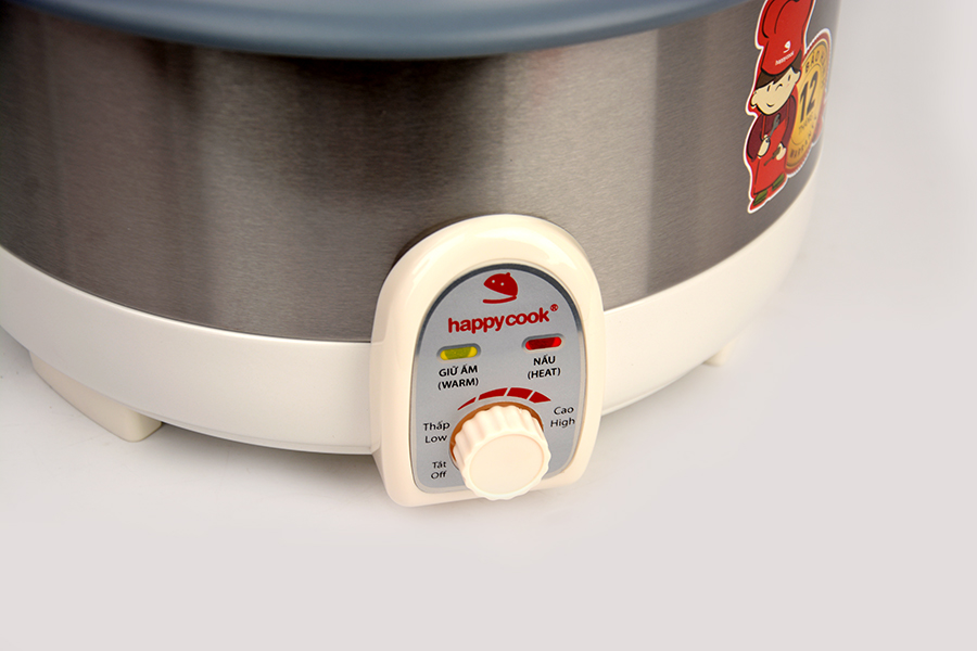 Nồi Lẩu Điện Có Xửng Happy Cook HCHP-350ST - Hàng Chính Hãng