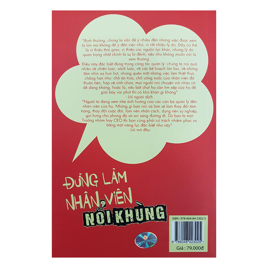 Đừng Làm Nhân Viên Nổi Khùng