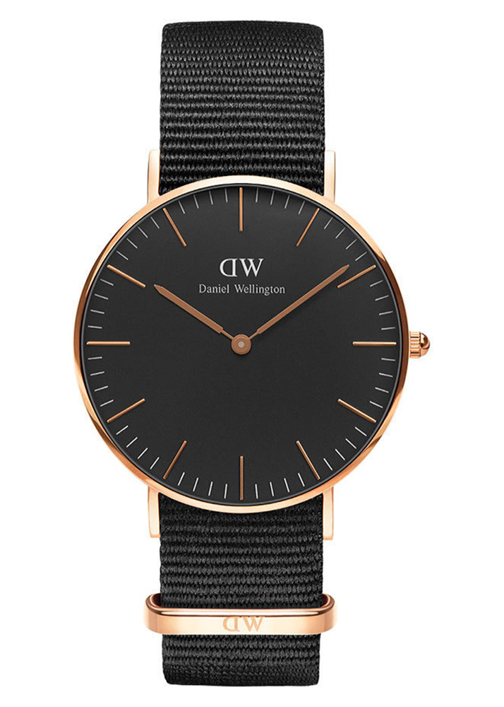 Đồng Hồ Dây Khóa Daniel Wellington DW00100150 36mm - Màu Đen (Hàng Nhập Khẩu)