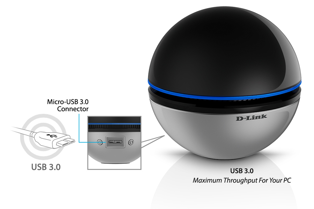 D-Link DWA-192 - USB Wifi Băng Tầng Kép - Hàng Chính Hãng