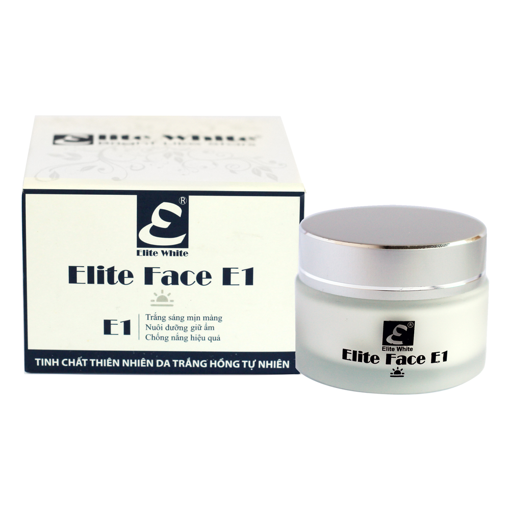 Kem Dưỡng Trắng Da, Chống Nắng Ban Ngày Elite White - Elite Face E1 - 30ml