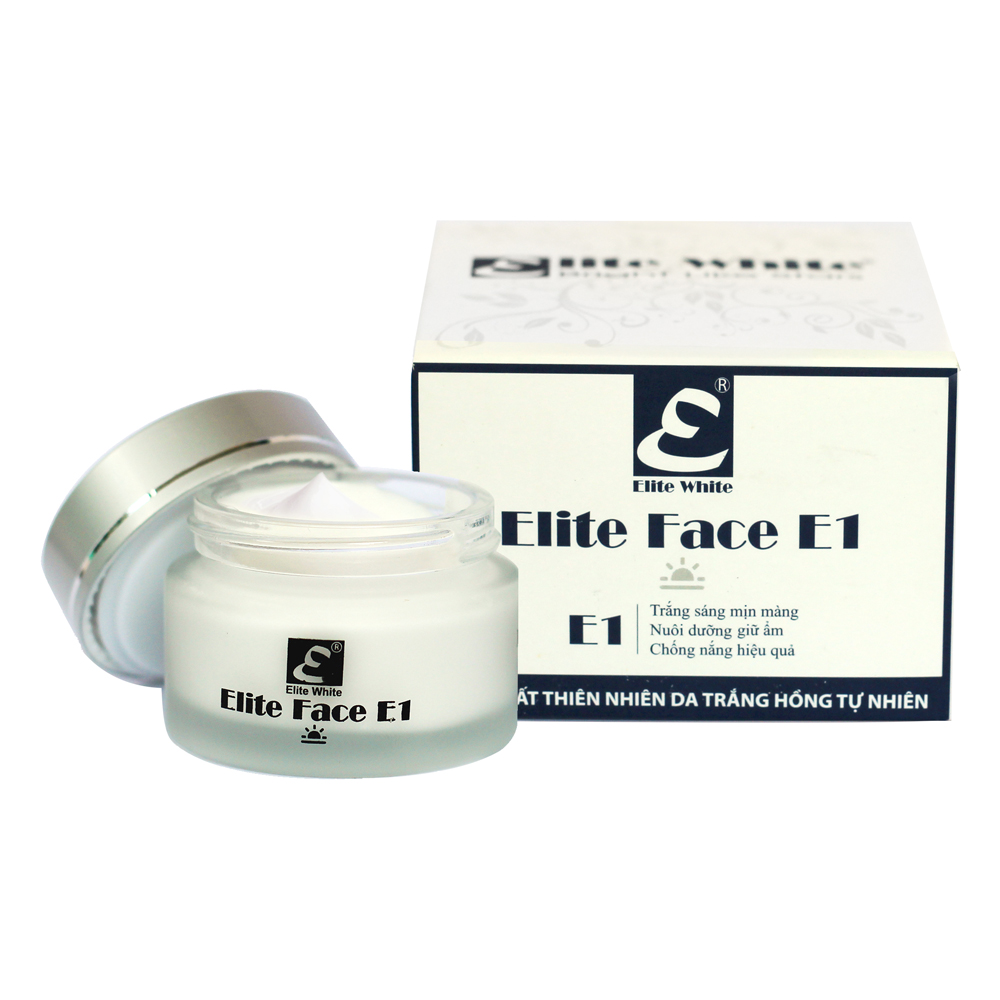 Kem Dưỡng Trắng Da, Chống Nắng Ban Ngày Elite White - Elite Face E1 - 30ml