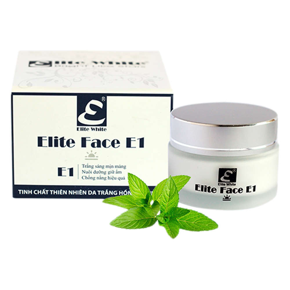 Kem Dưỡng Trắng Da, Chống Nắng Ban Ngày Elite White - Elite Face E1 - 30ml