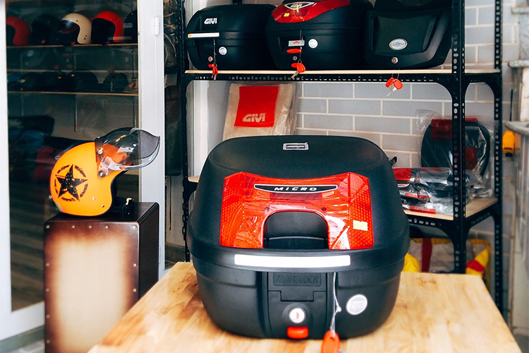 Thùng Monolock Givi E26NX Micro - Tặng Đế MP60N