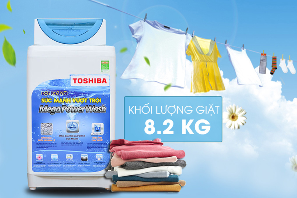 Máy Giặt Cửa Trên Toshiba AW-E920LV (8.2 Kg) - Hàng Chính Hãng