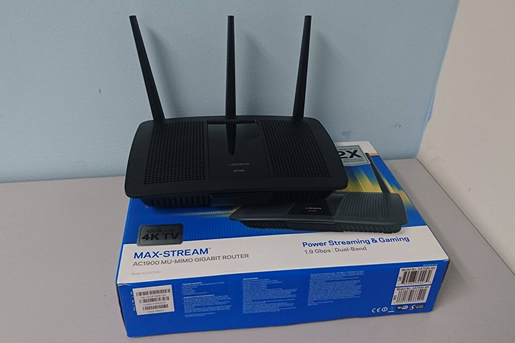 Linksys EA7500 - Router Wifi Băng Tầng Kép AC1900 MU-MIMO - Hàng Chính Hãng