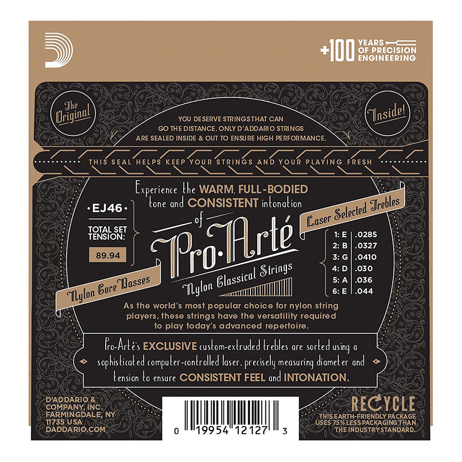 Bộ Dây Đàn Guitar Classic D'Addario EJ46