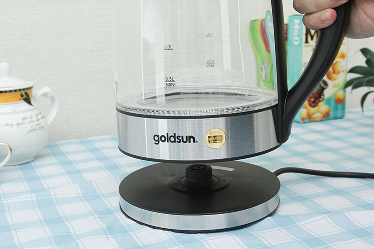 Ấm Siêu Tốc Goldsun EK-GF1852GB - 1.8L (Đen) - Hàng chính hãng