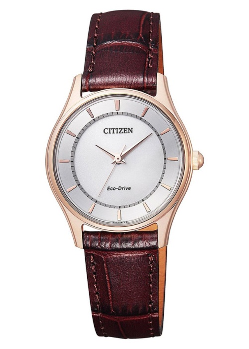 Đồng Hồ Nữ Citizen Dây Da EM0403-02A - Mặt Trắng (Sapphire)