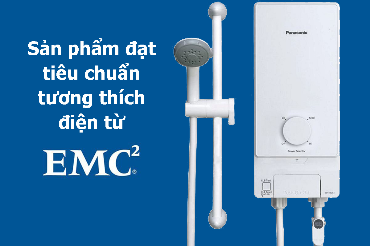 Máy Nước Nóng Trực Tiếp Không Bơm Panasonic DH-4MS1VW (4500W) - Hàng chính hãng