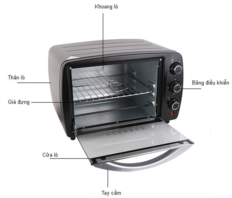Lò Nướng Electrolux EOT3805K - 15L - Hàng Chính Hãng