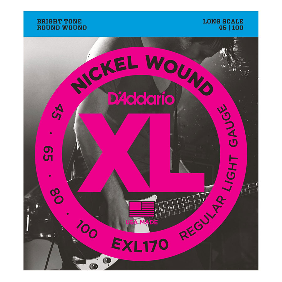 Bộ 4 Dây Đàn Guitar Bass D'Addario EXL170