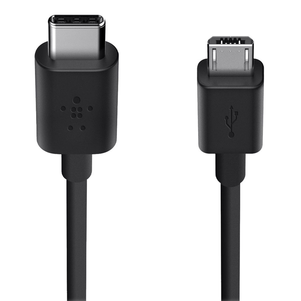 Cáp Chuyển  2.0 USB-C to Micro-B Belkin F2CU033bt06-BLK 1.8m - Hàng Chính Hãng