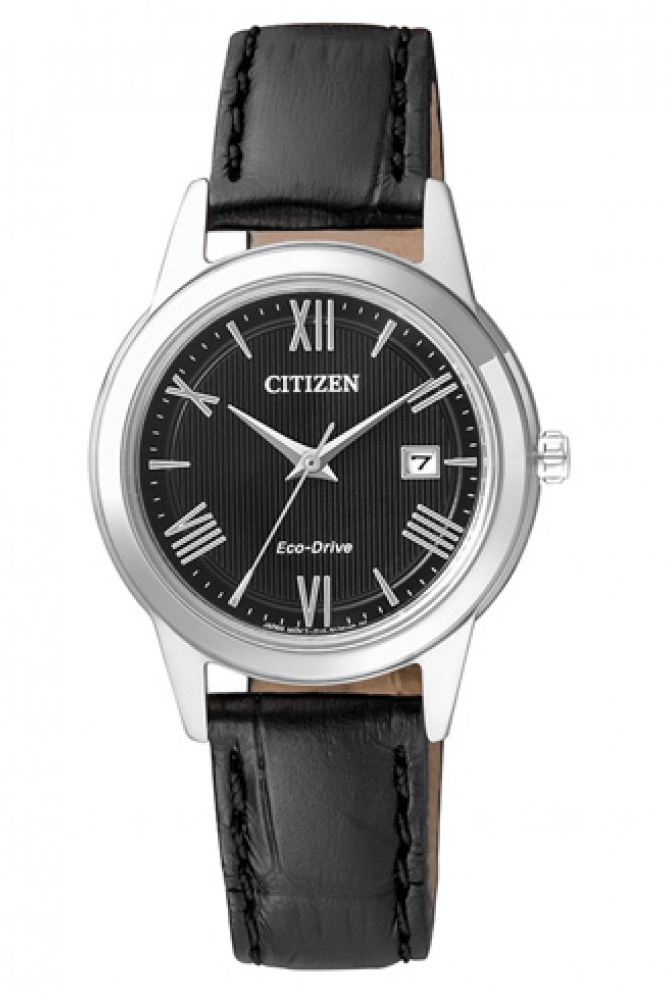 Đồng Hồ Nữ Dây Da CITIZEN FE1081-08E (30mm) - Đen