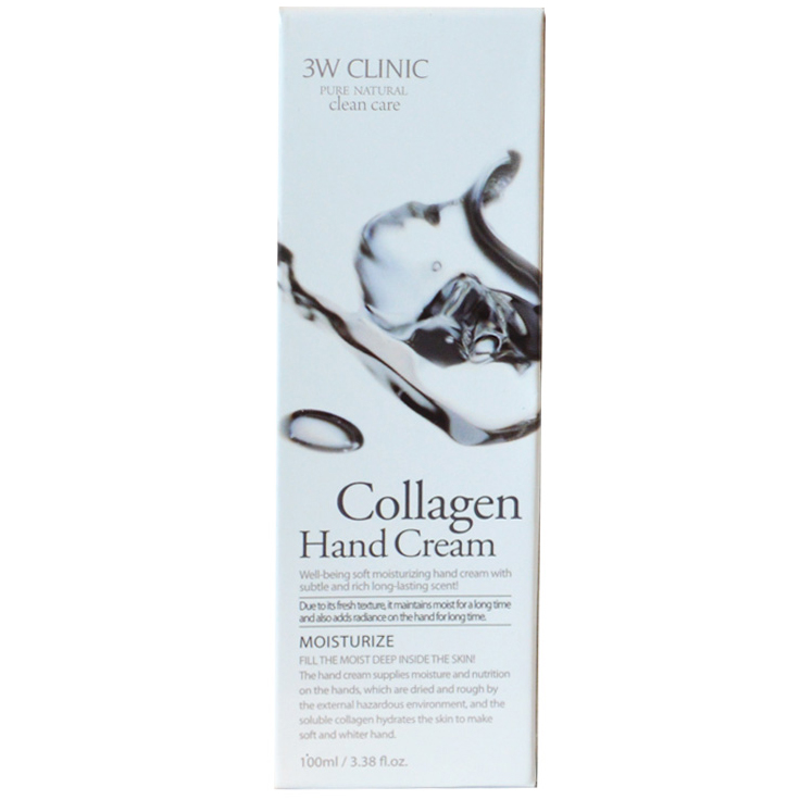 Kem Dưỡng Da Tay Tinh Chất Collagen 3W Clinic Hand Cream (100ml)