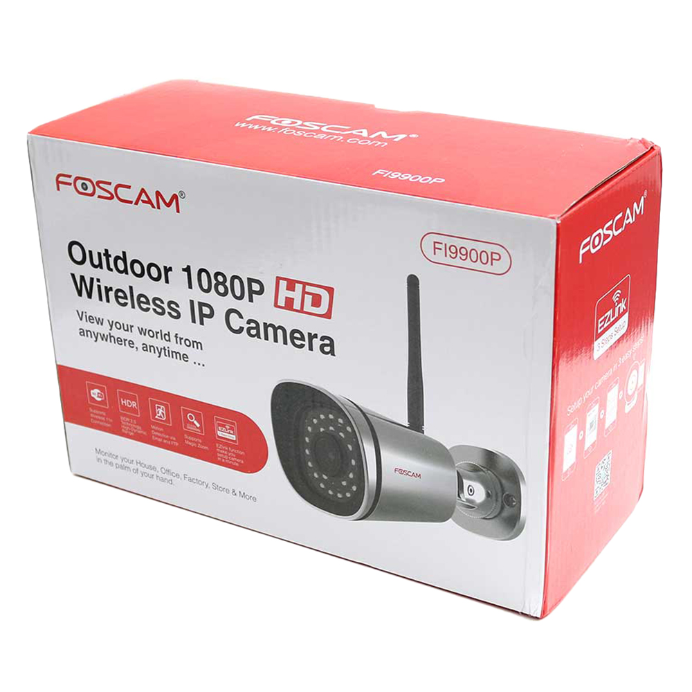 Camera IP Quan Sát Foscam FI9900P - Xám - Hàng Chính Hãng