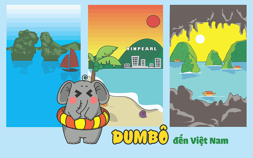 Đồ chơi Forkids - Dumbo đến Việt Nam FKS-010