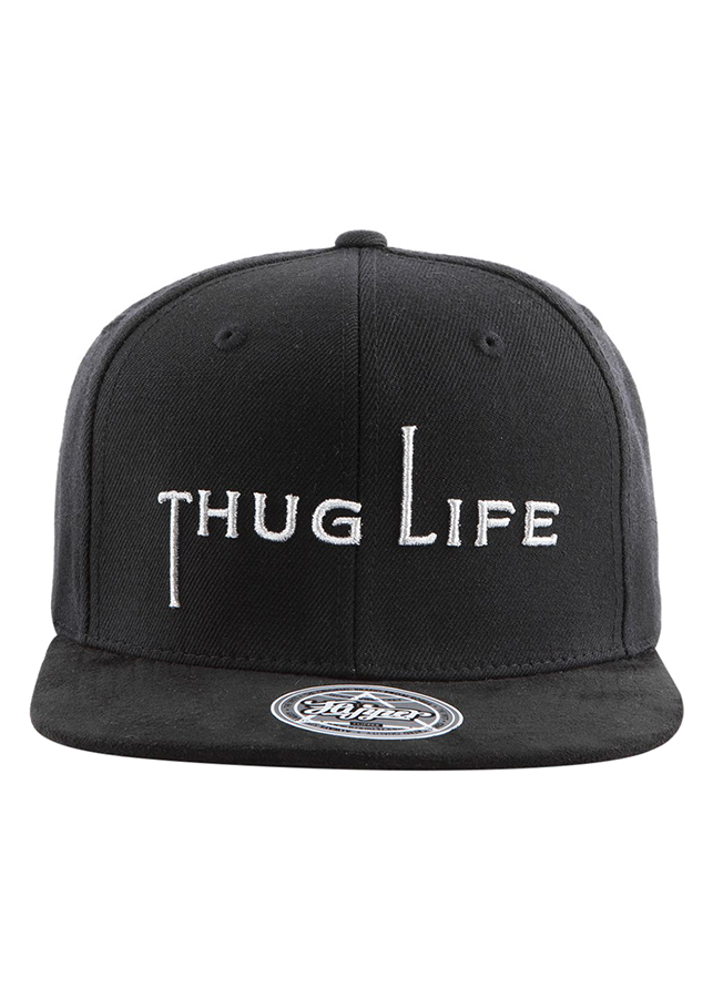 PREMI3R Nón Snapback THUG Simple Snapback Black Premi3r FL428 - Đen mũ lưỡi trai phong cách hàn quốc nón thương hiệu chính hãng