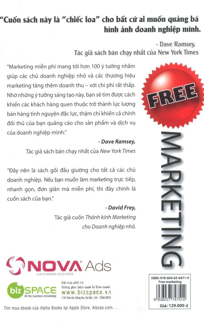 Free Marketing - 101 Ý Tưởng Phát Triển Doanh Nghiệp Với Chi Phí Thấp