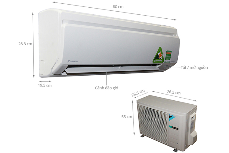 Máy Lạnh Daikin Inverter 1 HP FTKS25GVMV/RKS25GVMV