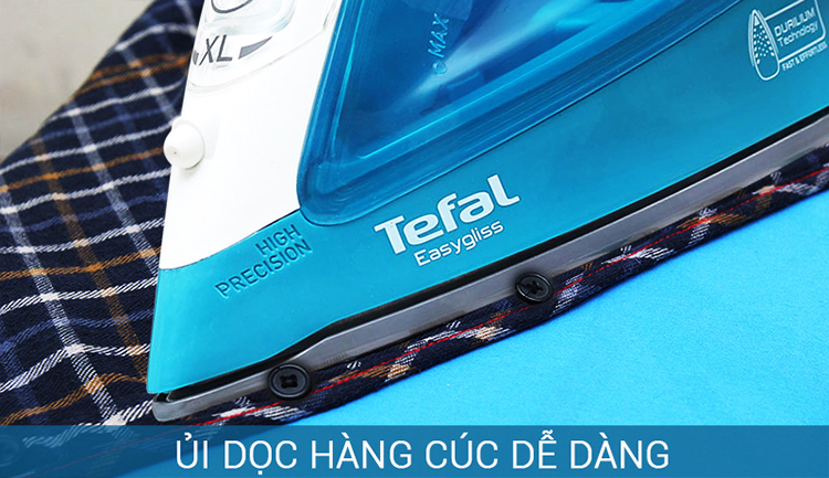 Bàn Ủi Hơi Nước Tefal FV3925 - Xanh - Hàng Chính Hãng