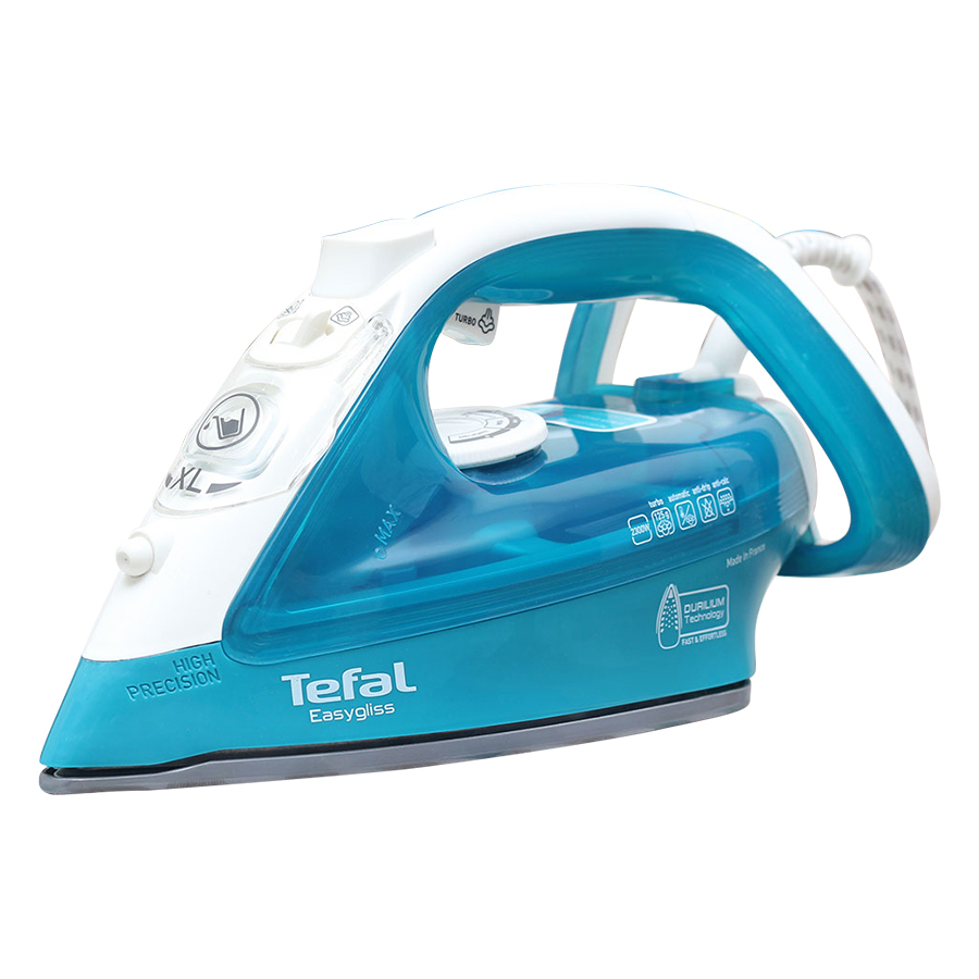 Bàn Ủi Hơi Nước Tefal FV3925 - Xanh - Hàng Chính Hãng