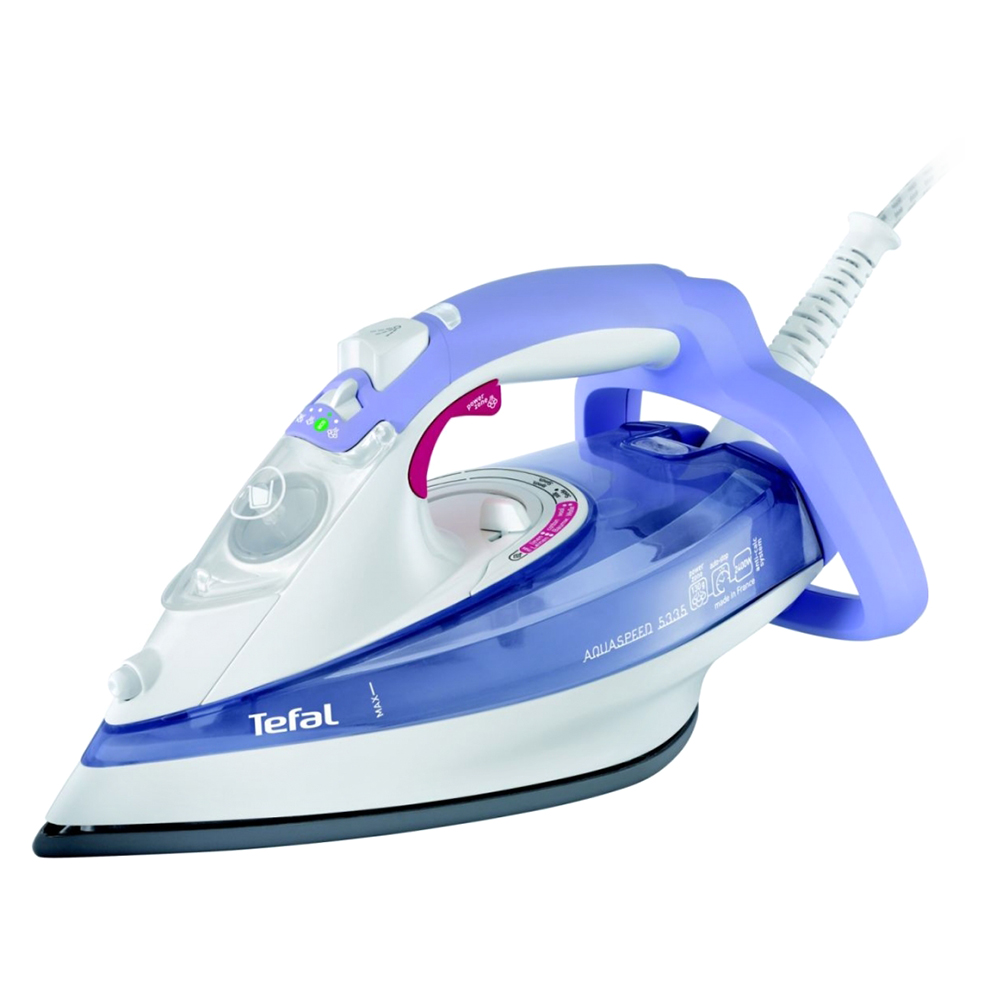 Bàn Ủi Hơi Nước TEFAL FV5335 - Xanh Tím - Hàng chính hãng