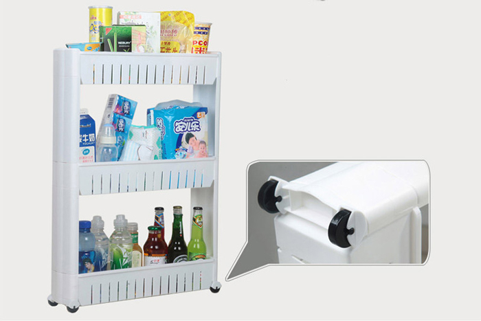 Kệ Để Đồ 3 Tầng Có Bánh Xe Storage Shelves G000104