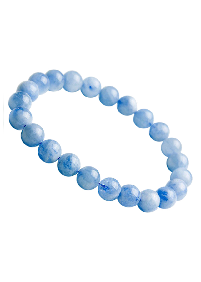 Vòng Tay Đá Giọt Nước Mắt Biển Cả Aquamarine Gembank G7 - Xanh Biển