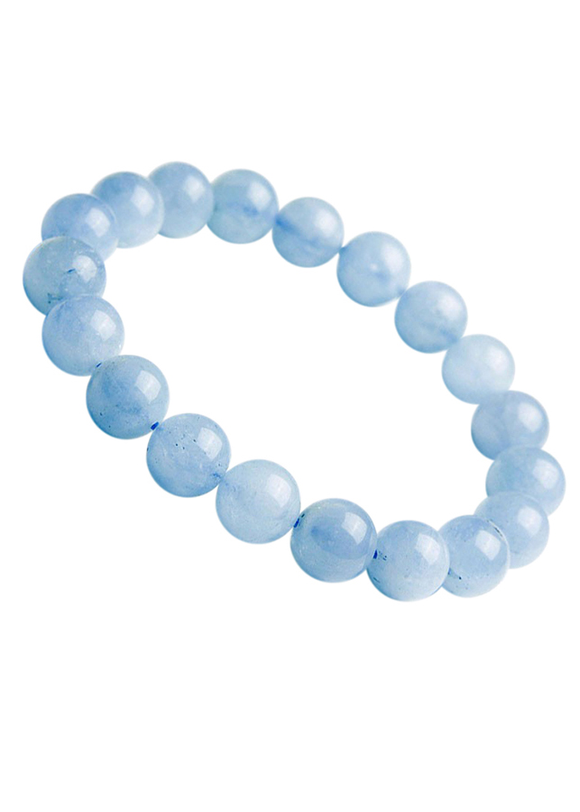 Vòng Tay Đá Giọt Nước Mắt Biển Cả Aquamarine Gembank G6  - Xanh Biển