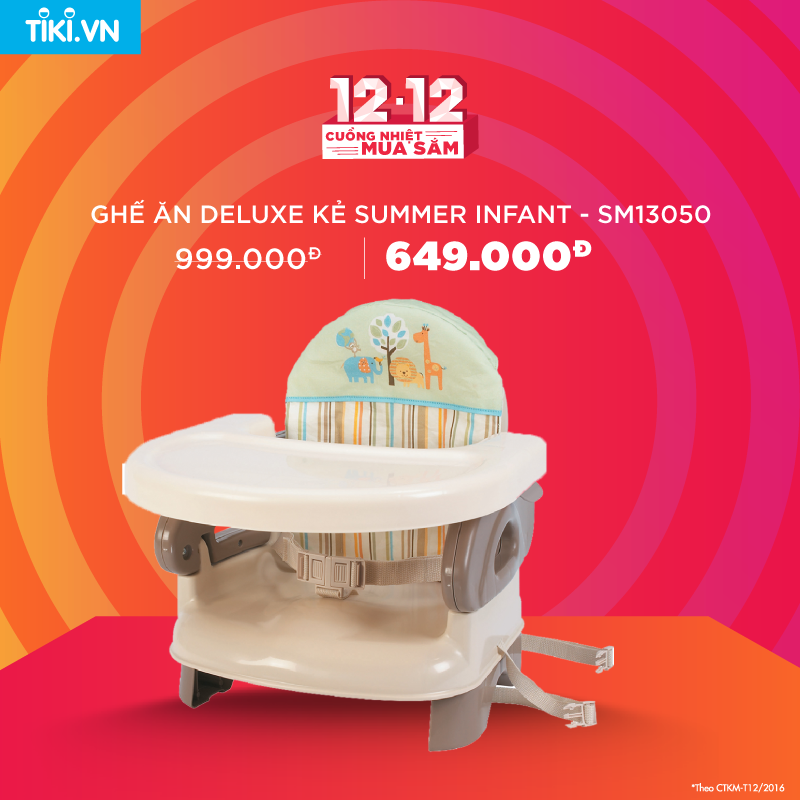 Ghế Ăn Deluxe Kẻ Summer Infant - SM13050