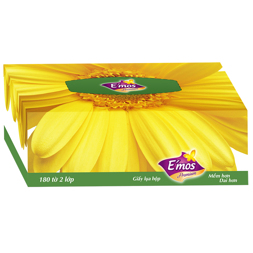 Giấy Hộp E'mos Premium 3 Hoa 2 Lớp