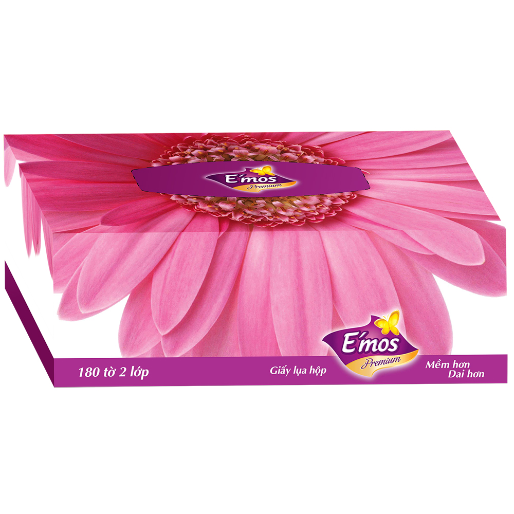 Giấy Hộp E'mos Premium 3 Hoa 2 Lớp