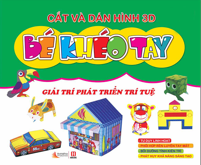 Bé Khéo Tay - Cắt Dán Hình (8 Cuốn)