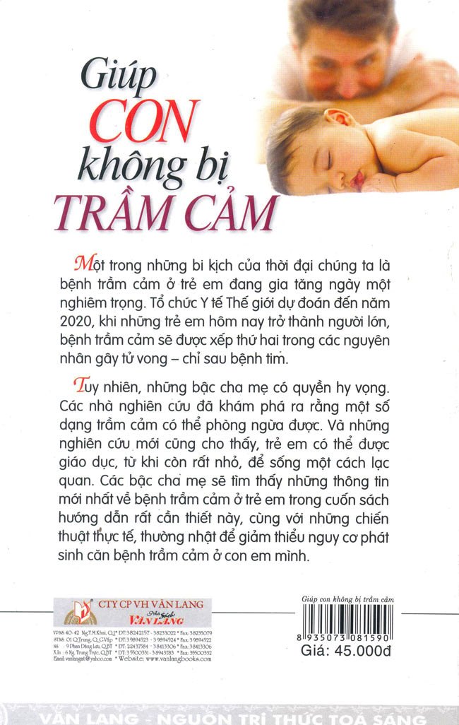 Giúp Con Không Bị Trầm Cảm