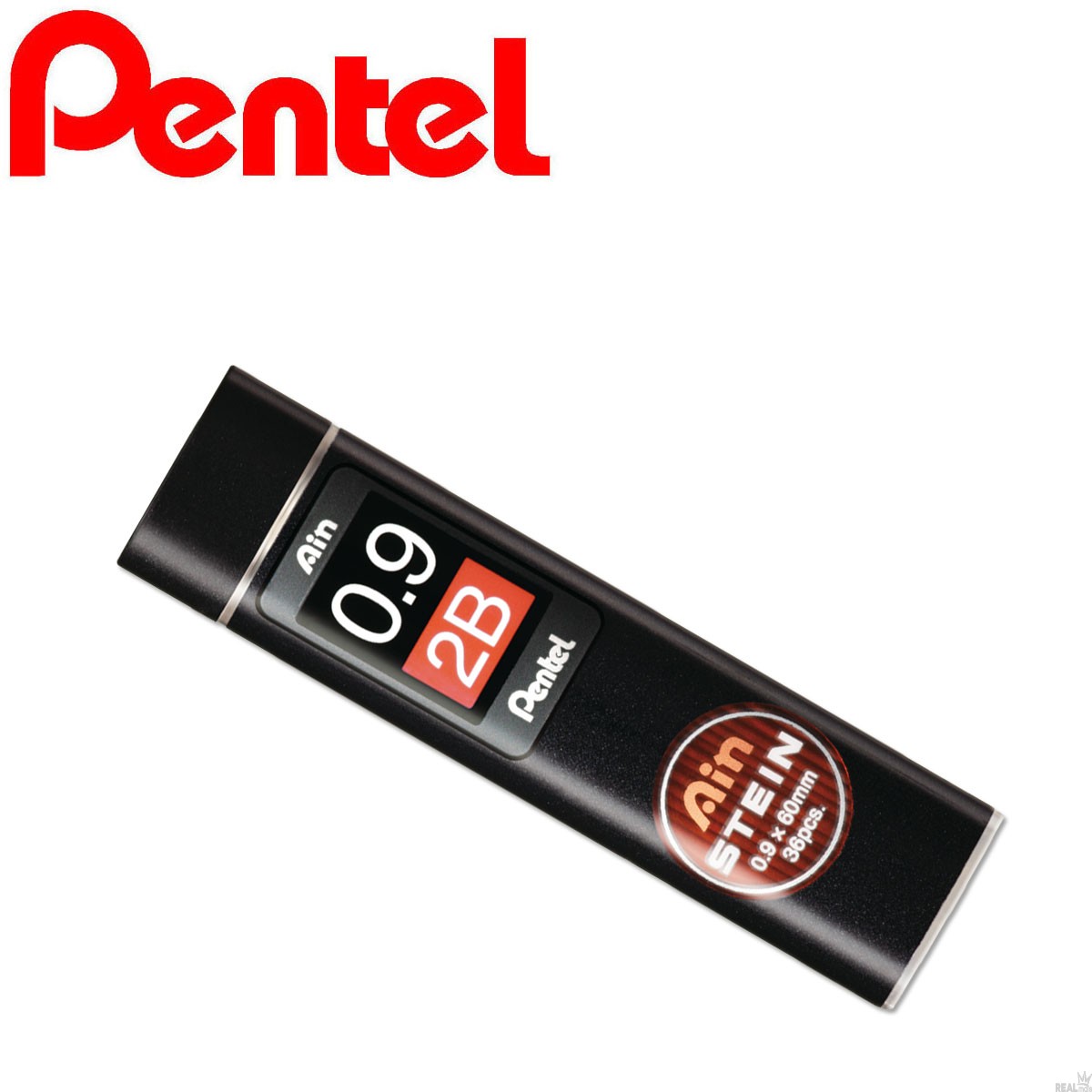 Ruột Bút Chì Kim Pentel 0.9mm Vỏ đen - C279 - 2B (36 pcs)