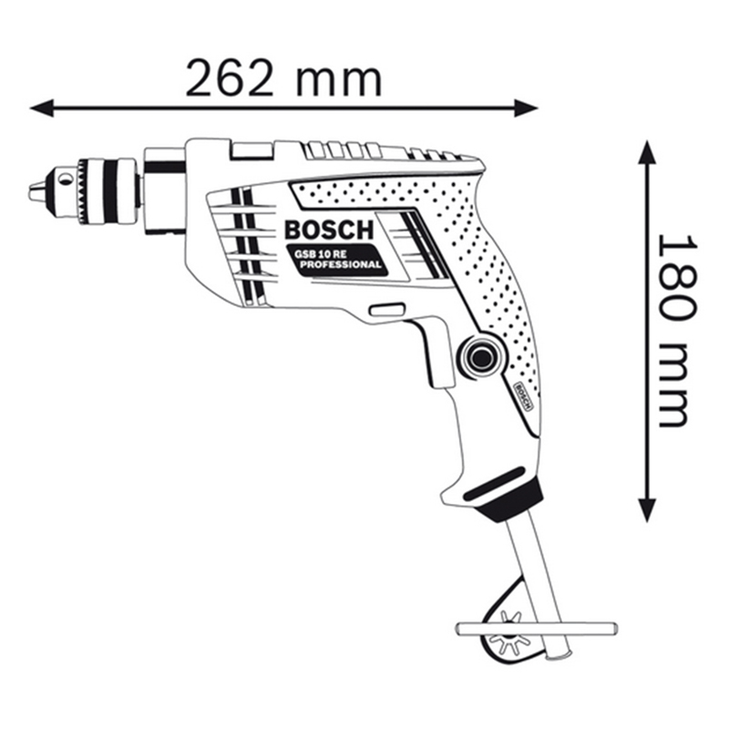 Máy Khoan Động Lực Bosch GSB 10RE (500W)