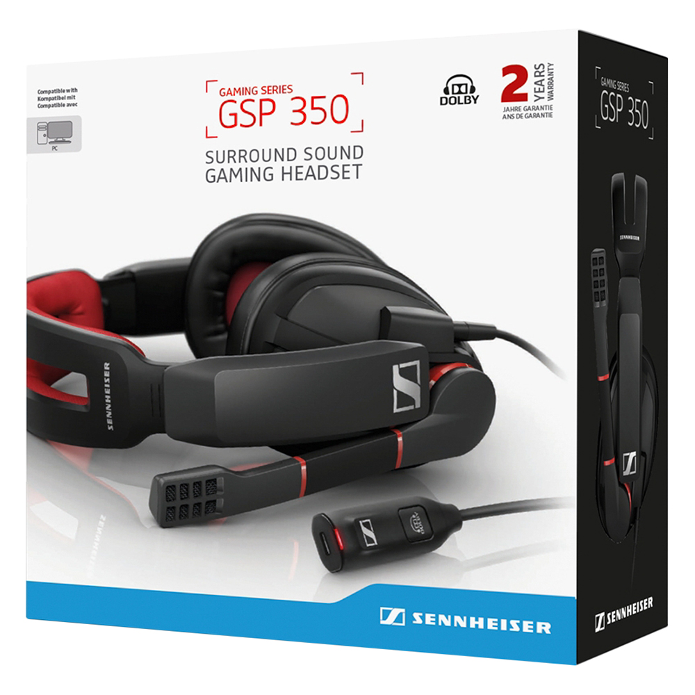 Tai Nghe Gaming Chụp Tai Sennheiser GSP 350 - Hàng Chính Hãng