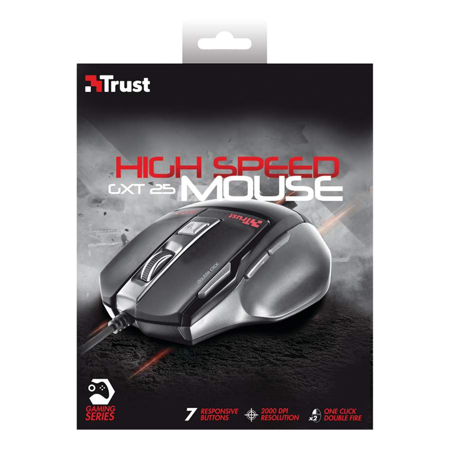 Chuột máy tính - Mouse Trust GXT 25 Gaming